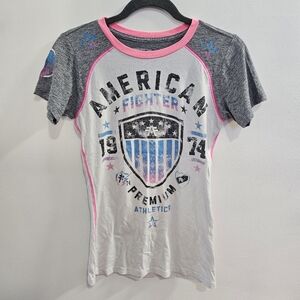American Fighter women's t shirt medium The Buckle exclusive neon athletic